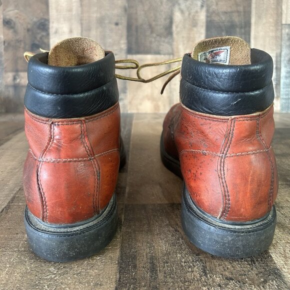 Red Wing 204 Vintage Plain Toe Supersole Work Boots Mens 11.5 D - Picture 8 of 12